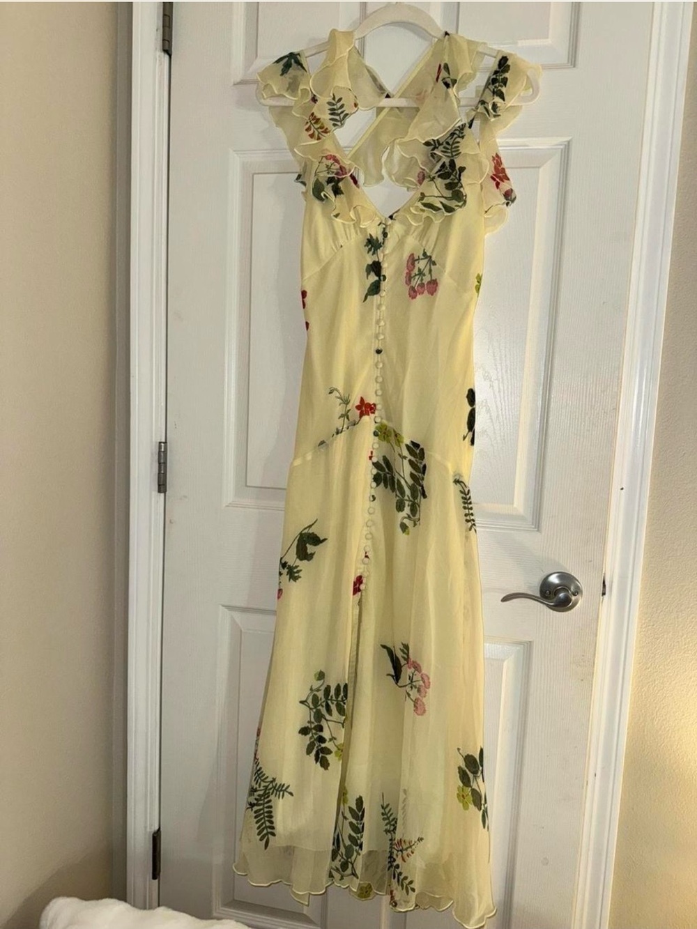 ASOS Floral Maxi Dress with floral detail